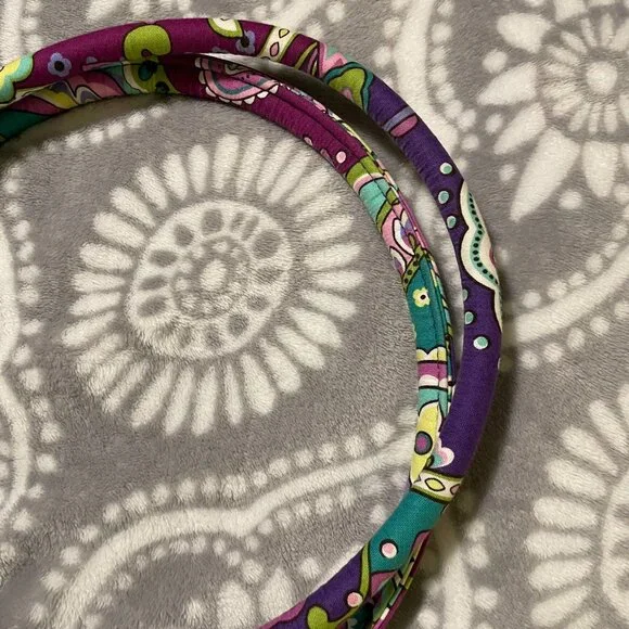 Vera Bradley Heather Pattern 2 bags!  Bowler bag (EUC) and Glenna - Picture 5 of 16